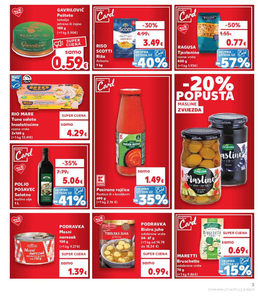 Kaufland katalog Akcija 12.03.-18.03.2025. Odabrane poslovnice