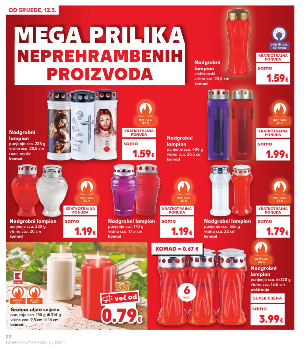 Kaufland katalog Akcija 12.03.-18.03.2025. Odabrane poslovnice