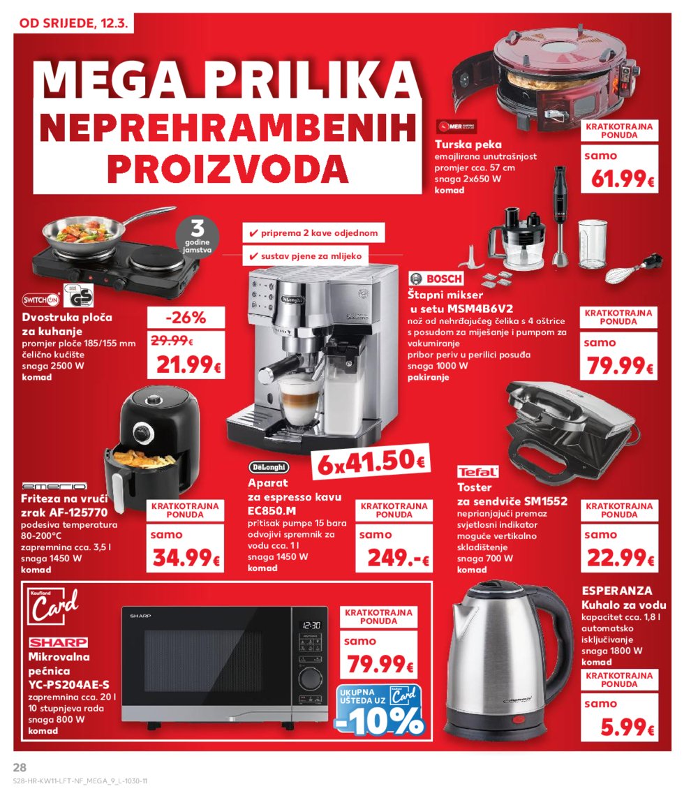 Kaufland katalog Akcija 12.03.-18.03.2025. Odabrane poslovnice