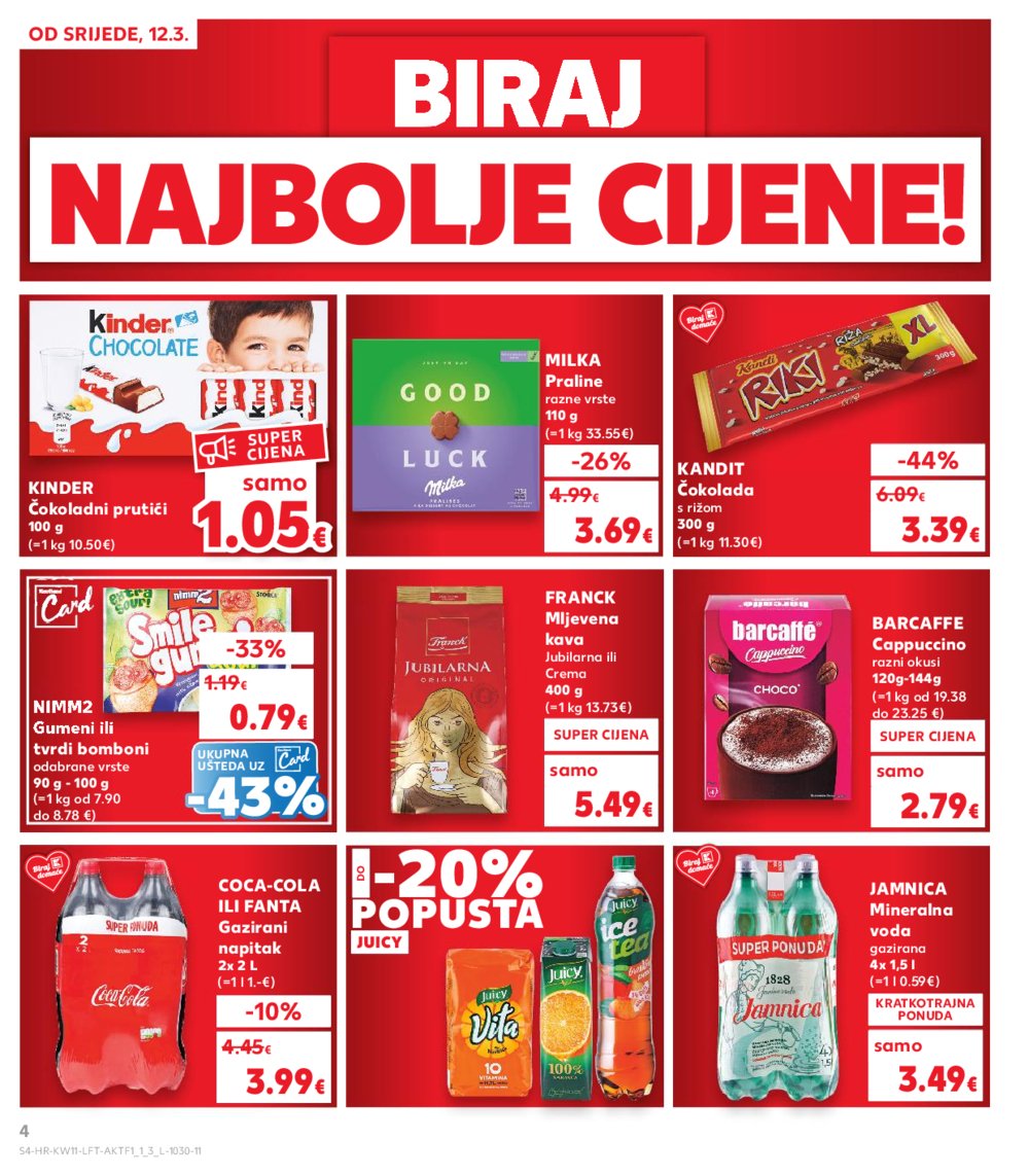 Kaufland katalog Akcija 12.03.-18.03.2025. Odabrane poslovnice