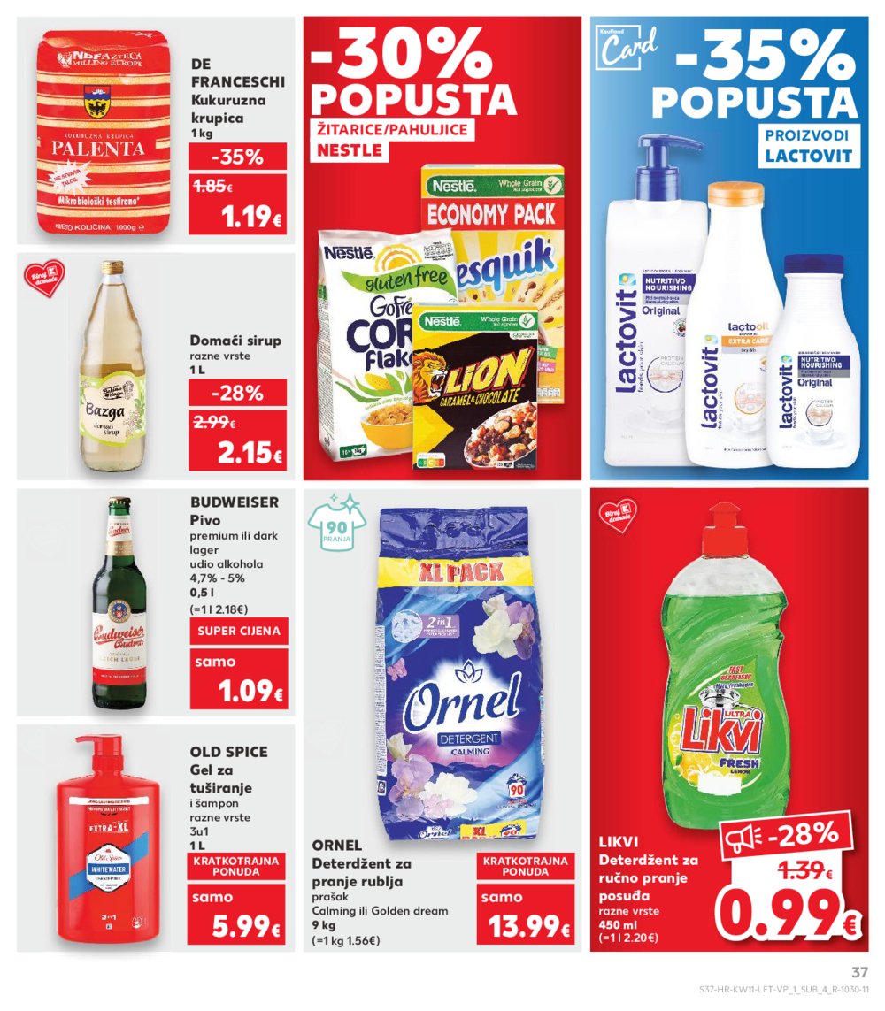 Kaufland katalog Akcija 12.03.-18.03.2025. Odabrane poslovnice