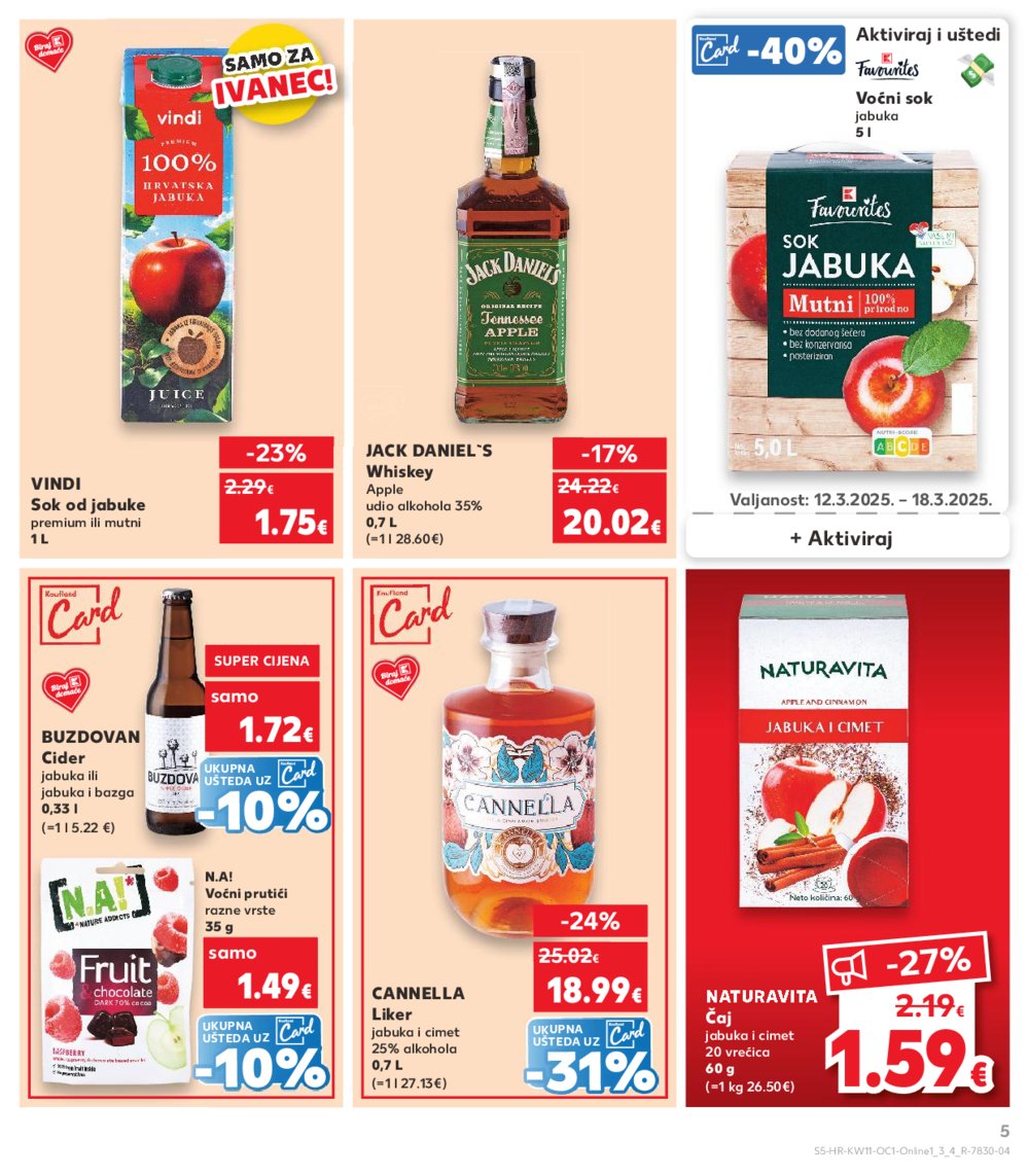 Kaufland katalog Kaufland marke 12.03.-18.03.2025. Ivanec