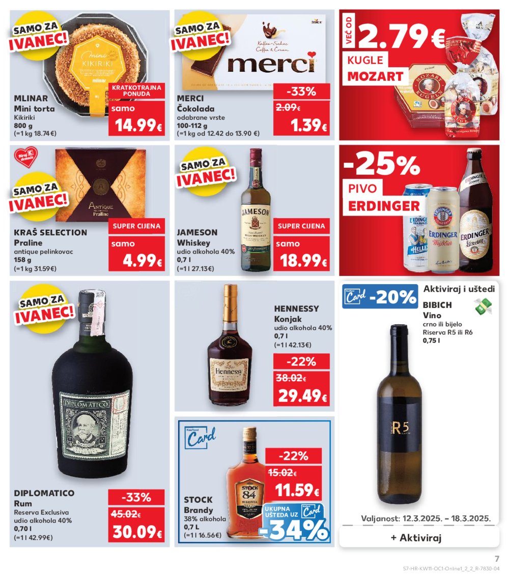 Kaufland katalog Kaufland marke 12.03.-18.03.2025. Ivanec