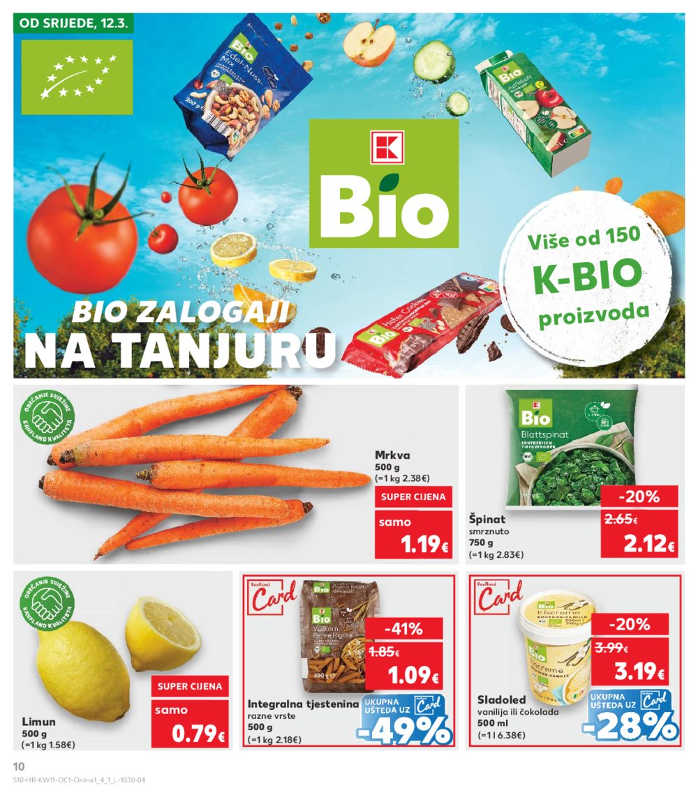 Kaufland katalog Kaufland marke 12.03.-18.03.2025. Ivanec