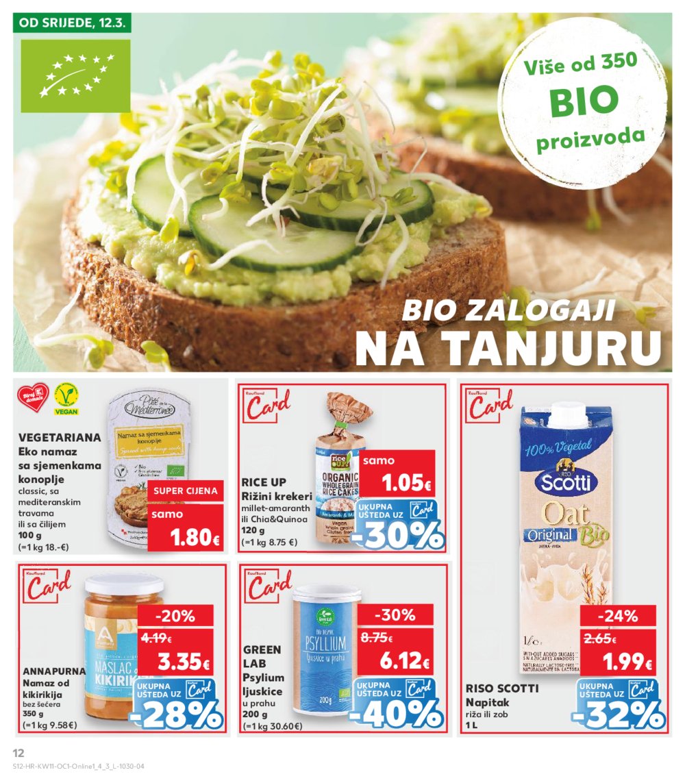 Kaufland katalog Kaufland marke 12.03.-18.03.2025. Odabrane poslovnice