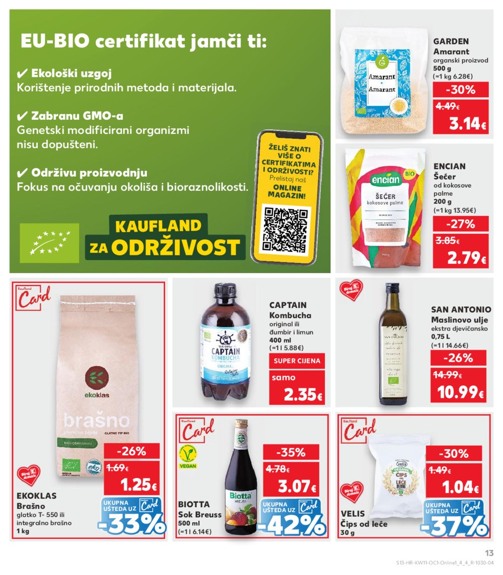 Kaufland katalog Kaufland marke 12.03.-18.03.2025. Odabrane poslovnice