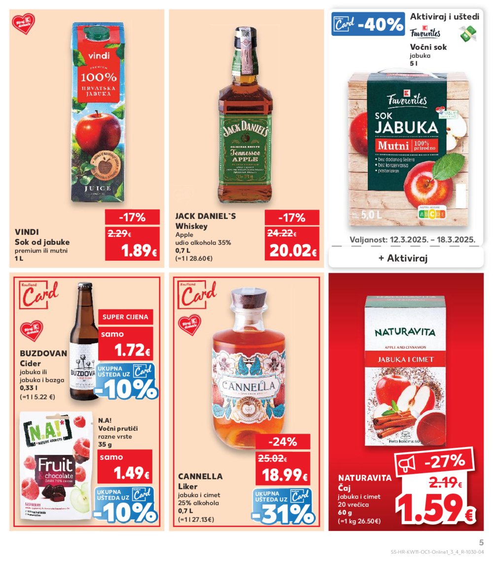 Kaufland katalog Kaufland marke 12.03.-18.03.2025. Odabrane poslovnice