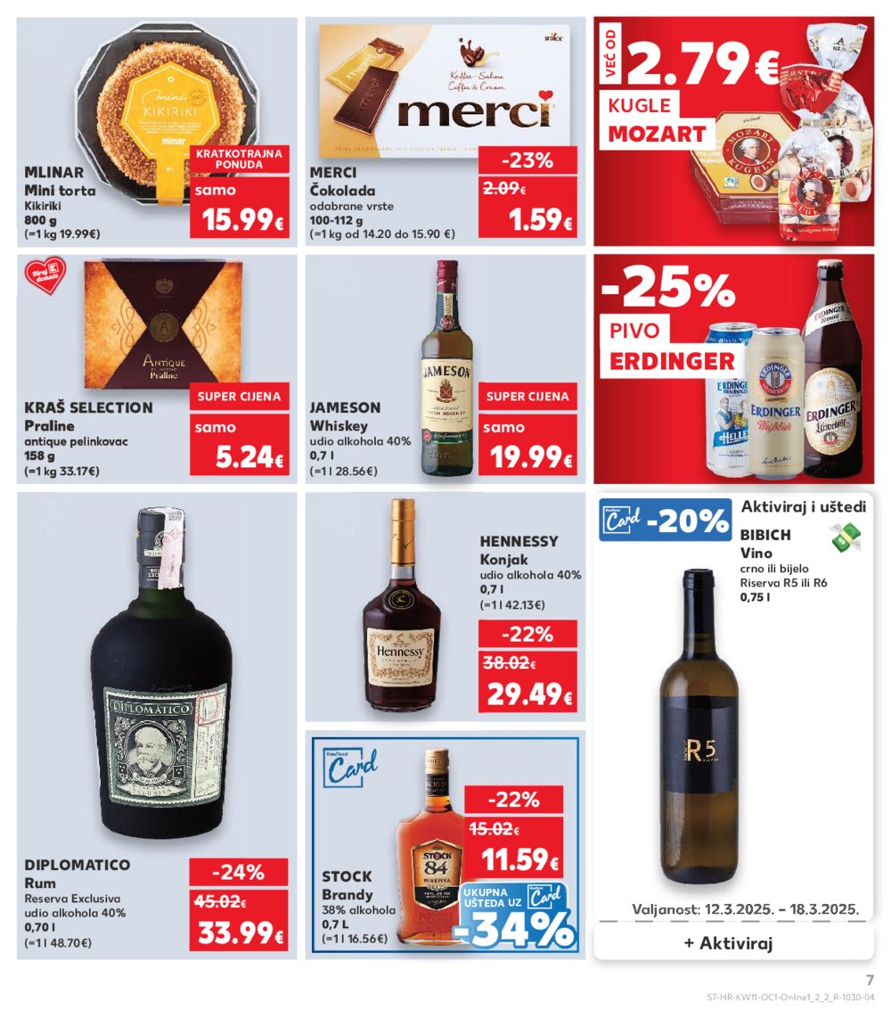 Kaufland katalog Kaufland marke 12.03.-18.03.2025. Odabrane poslovnice