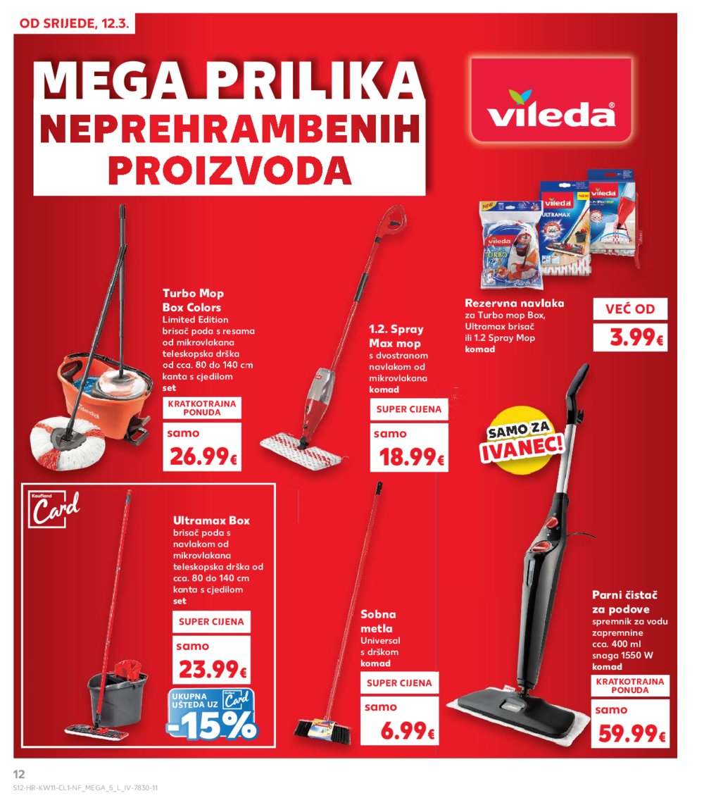 Kaufland katalog Neprehrambenih proizvoda 12.03.-18.03.2025. VG, Ro, Ma, Vu, Po, Vo i DS