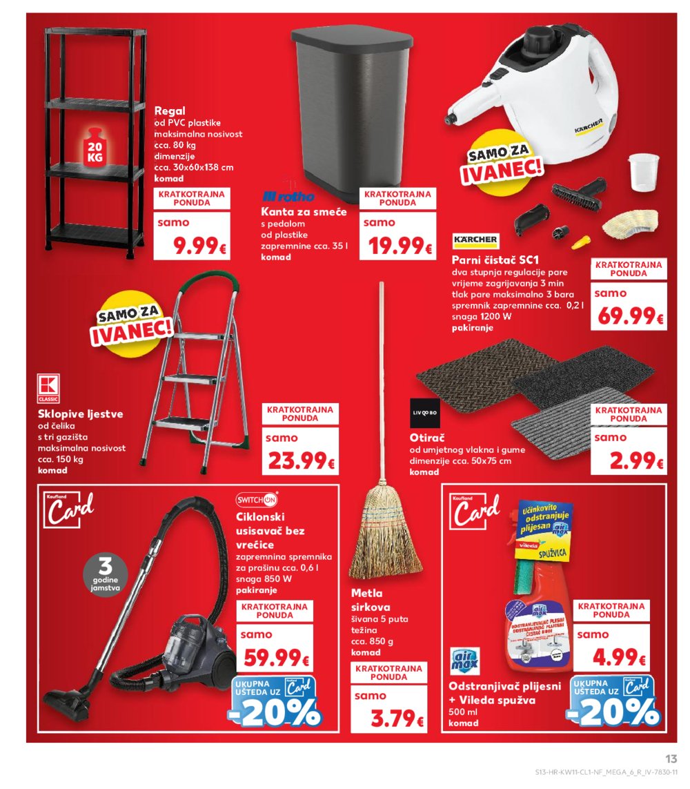 Kaufland katalog Neprehrambenih proizvoda 12.03.-18.03.2025. VG, Ro, Ma, Vu, Po, Vo i DS