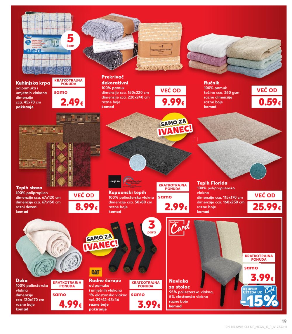 Kaufland katalog Neprehrambenih proizvoda 12.03.-18.03.2025. VG, Ro, Ma, Vu, Po, Vo i DS