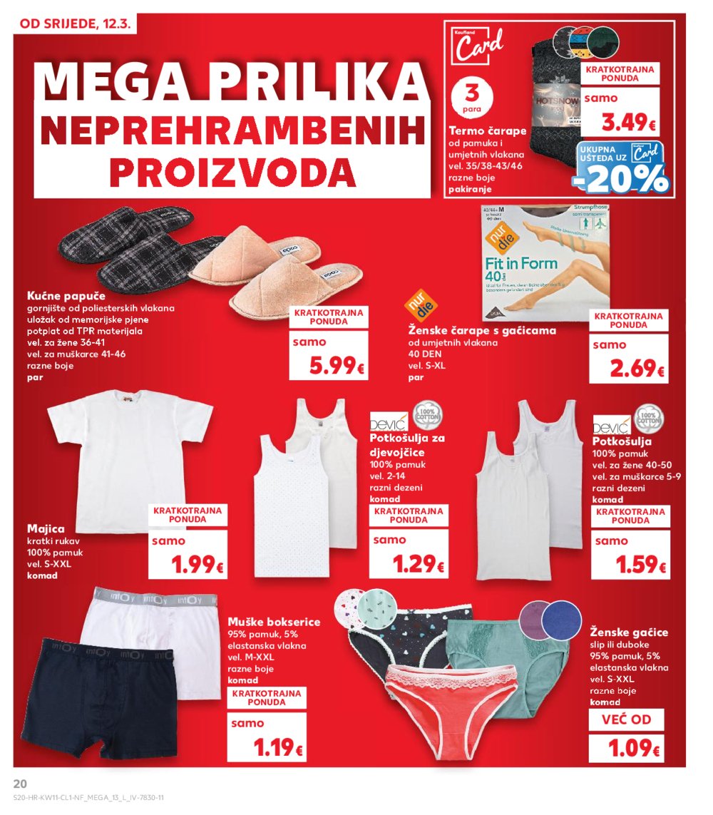 Kaufland katalog Neprehrambenih proizvoda 12.03.-18.03.2025. VG, Ro, Ma, Vu, Po, Vo i DS