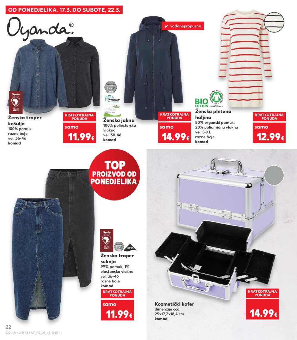 Kaufland katalog Neprehrambenih proizvoda 12.03.-18.03.2025. VG, Ro, Ma, Vu, Po, Vo i DS