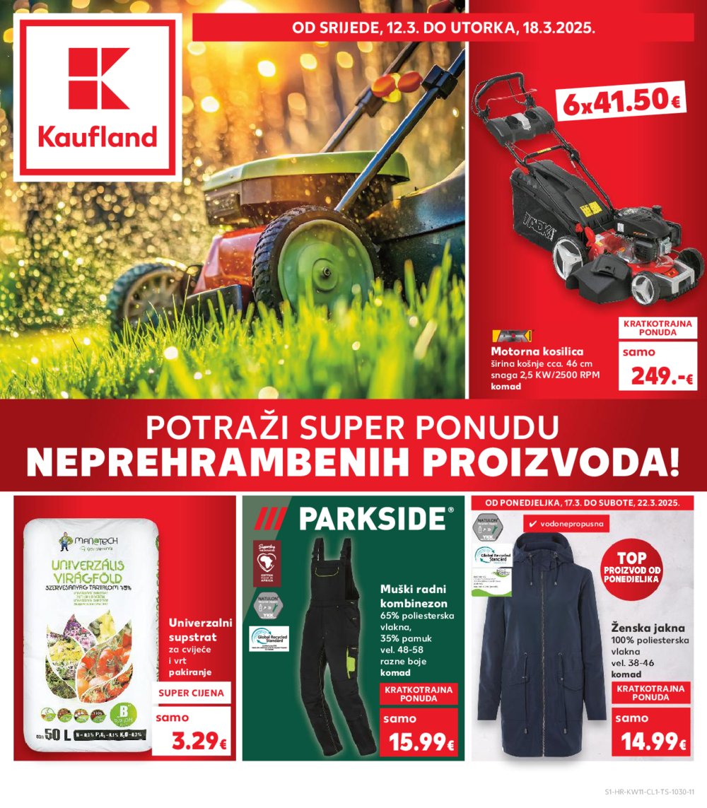 Kaufland katalog Neprehrambenih proizvoda 12.03.-18.03.2025. Odabrane poslovnice