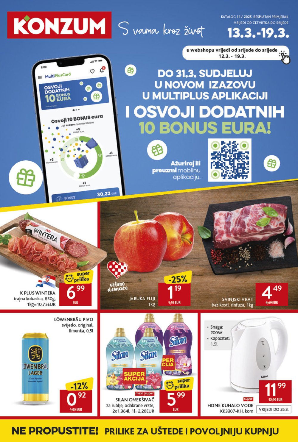 Konzum katalog Akcija 13.03. - 19.03.2025.