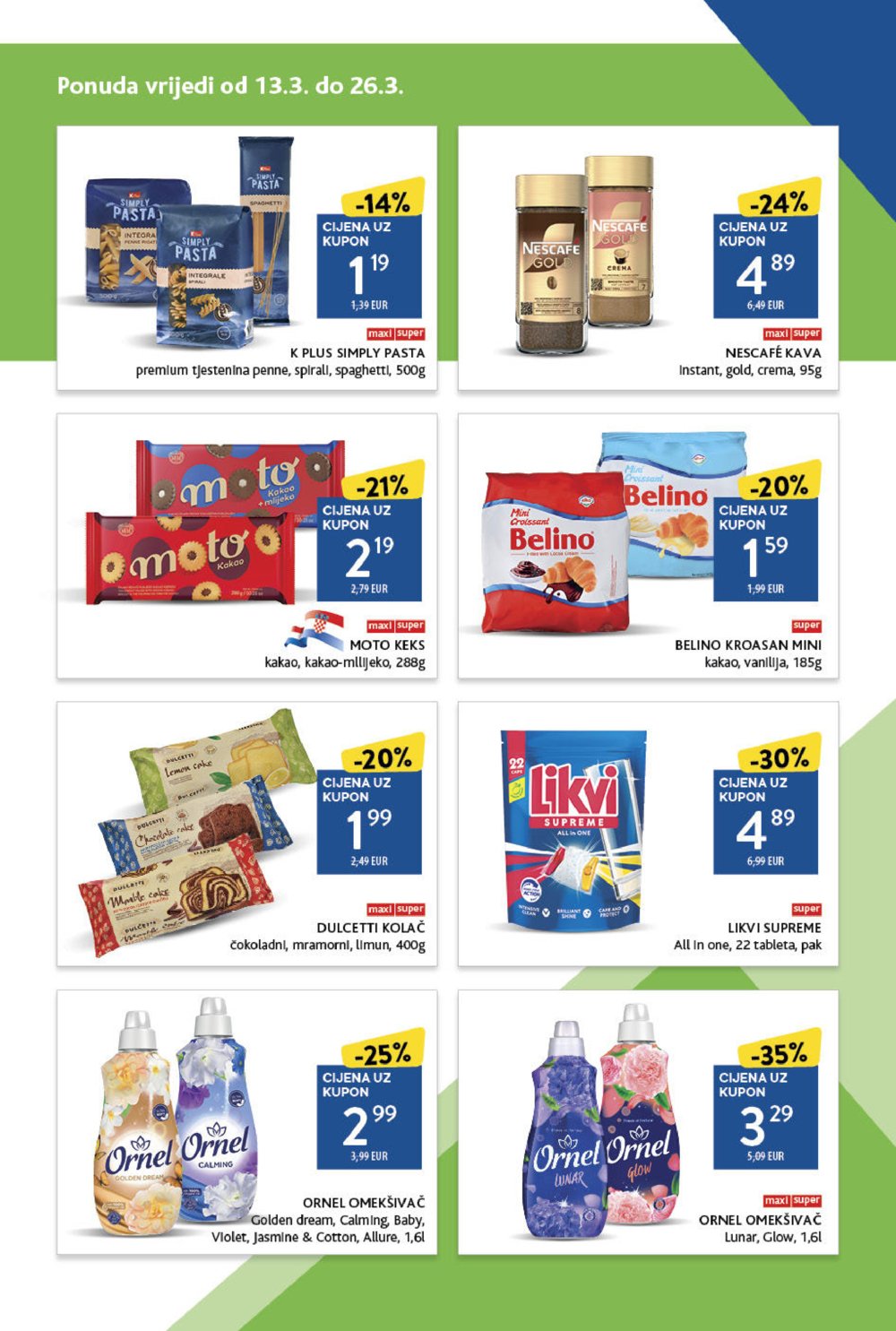 Konzum katalog Akcija 13.03. - 19.03.2025.