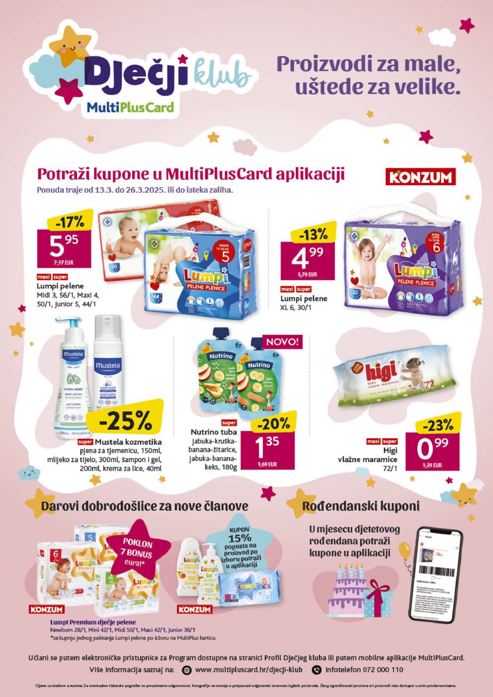 Konzum katalog Akcija 13.03. - 19.03.2025.