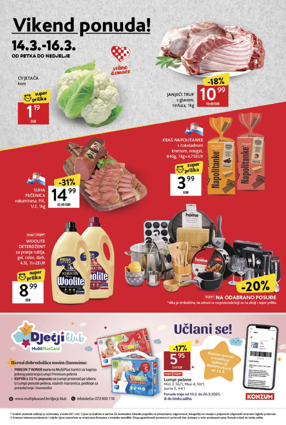 Konzum katalog Akcija 13.03. - 19.03.2025.