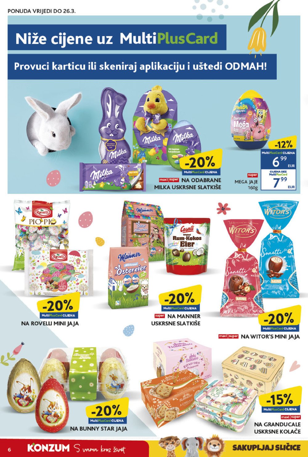 Konzum katalog Akcija 13.03. - 19.03.2025.