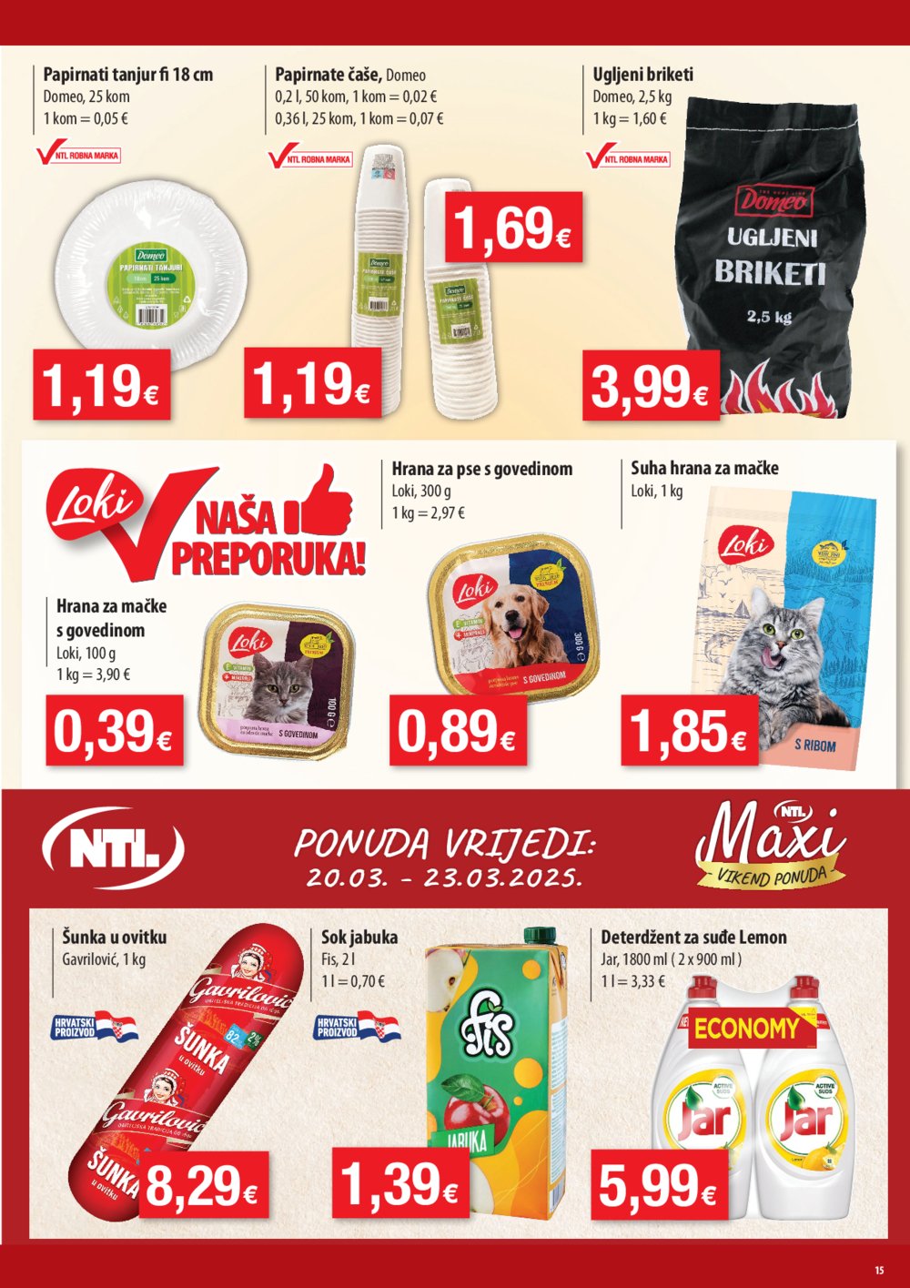 Bakmaz katalog NTL Maxi Tjedna 19.03.-25.03.2025