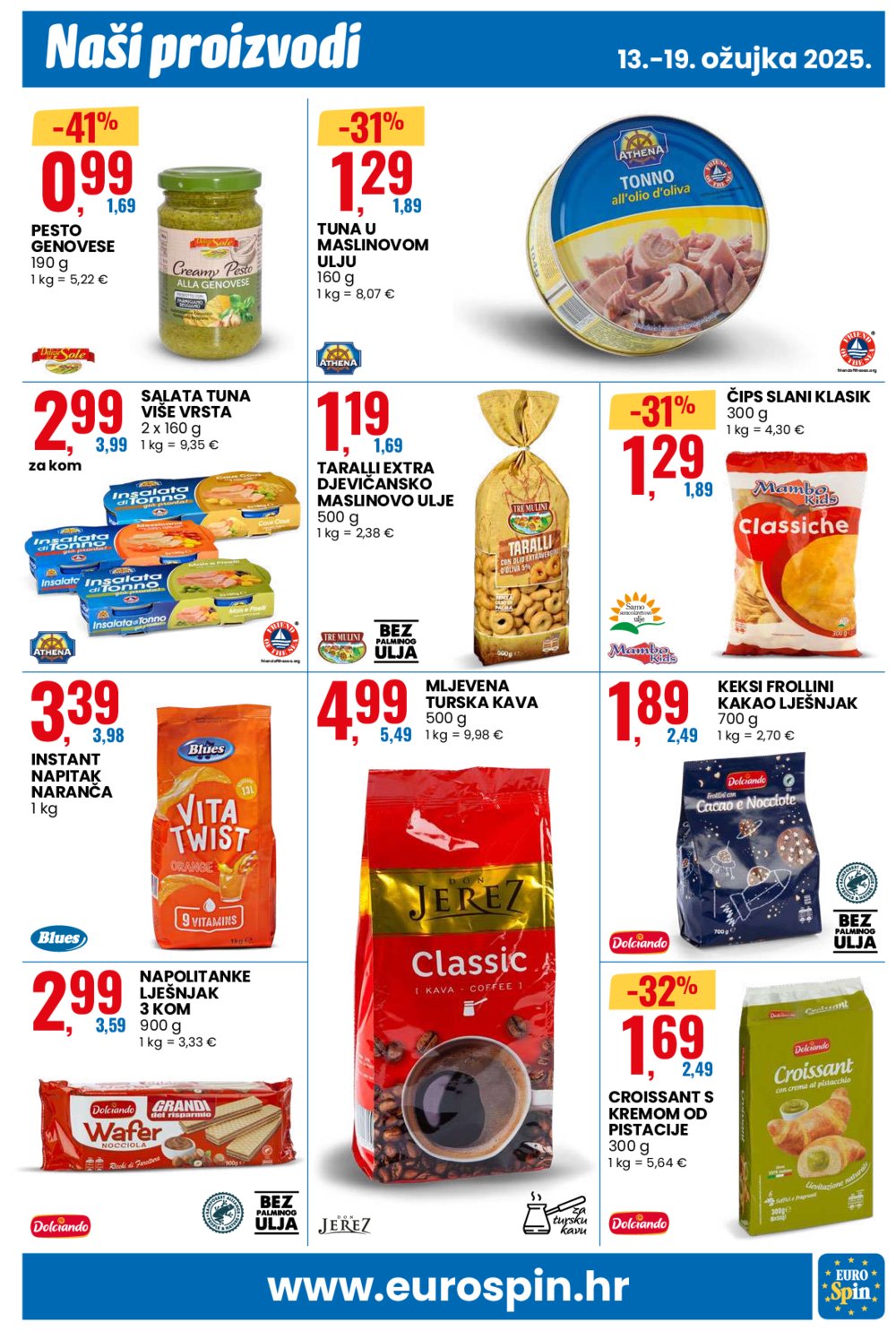 Eurospin katalog Akcija 13.03-19.03.2025.