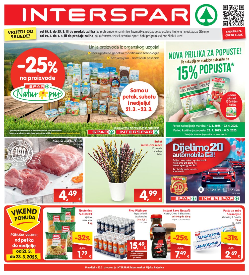 INTERSPAR katalog Akcija 19.03.-25.03.2025.