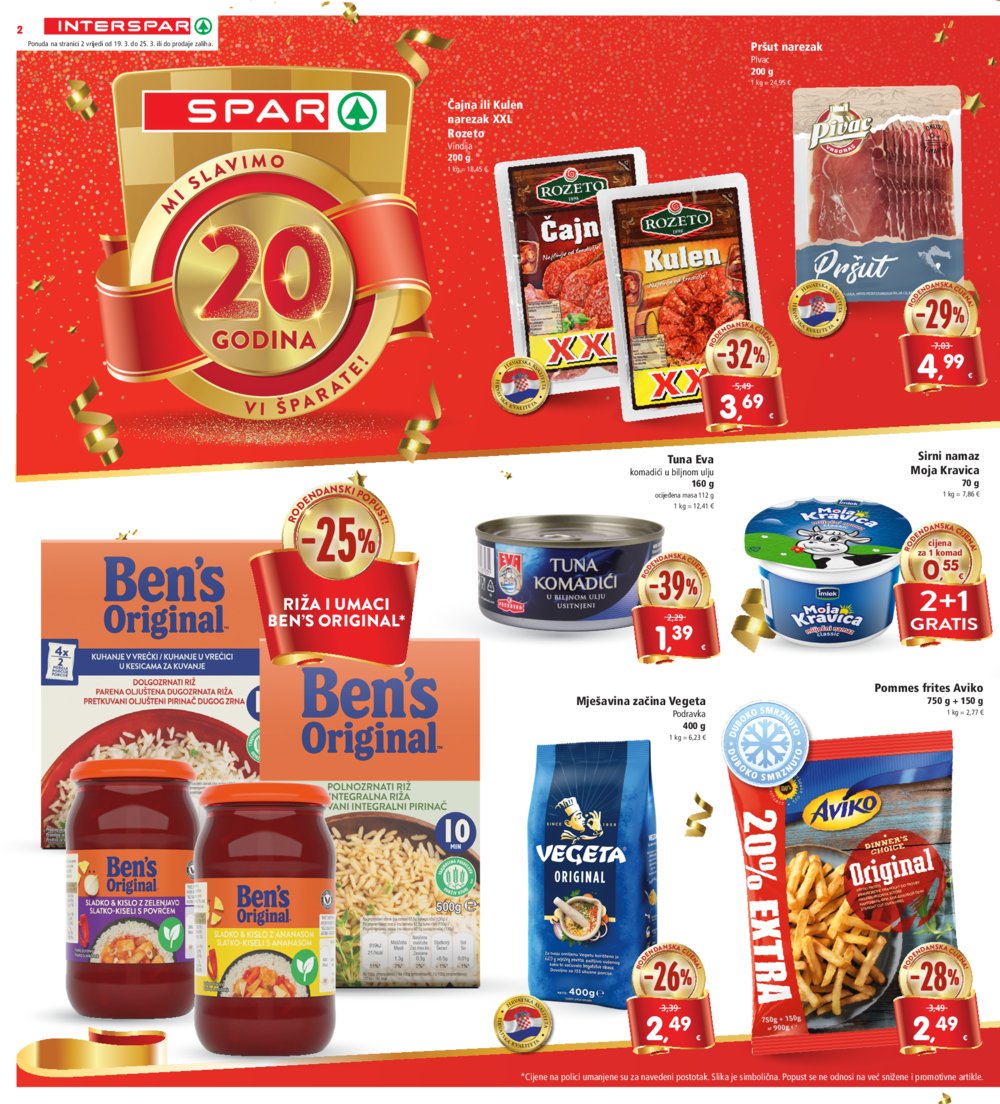 INTERSPAR katalog Akcija 19.03.-25.03.2025.