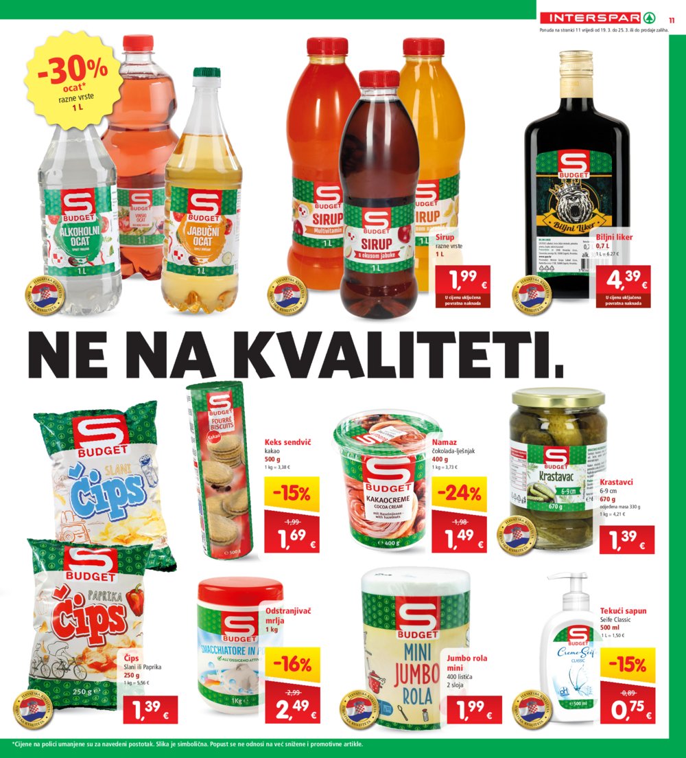 INTERSPAR katalog Akcija 19.03.-25.03.2025.