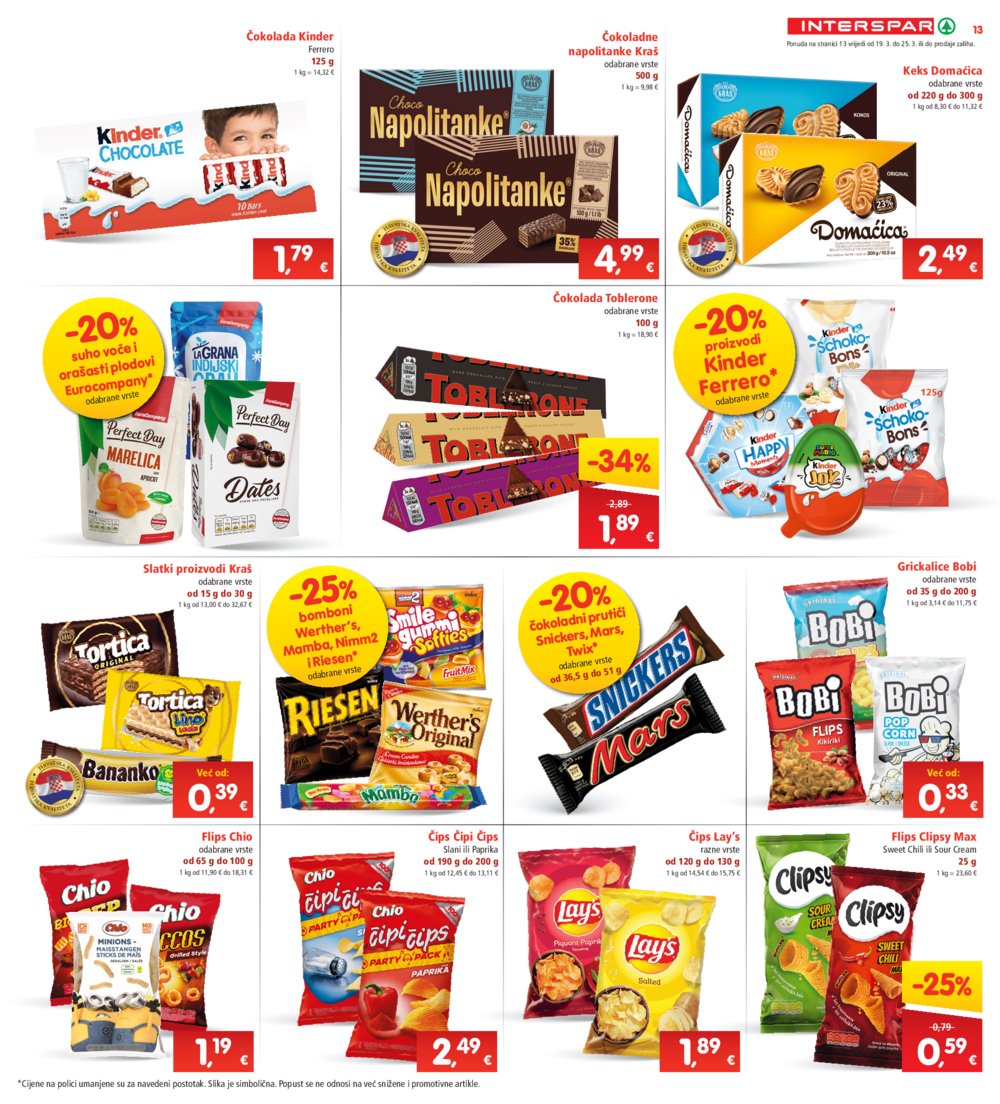 INTERSPAR katalog Akcija 19.03.-25.03.2025.