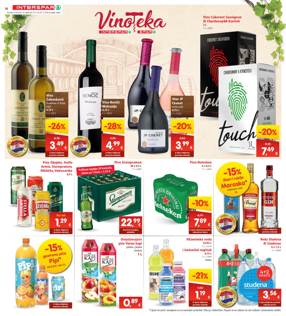 INTERSPAR katalog Akcija 19.03.-25.03.2025.