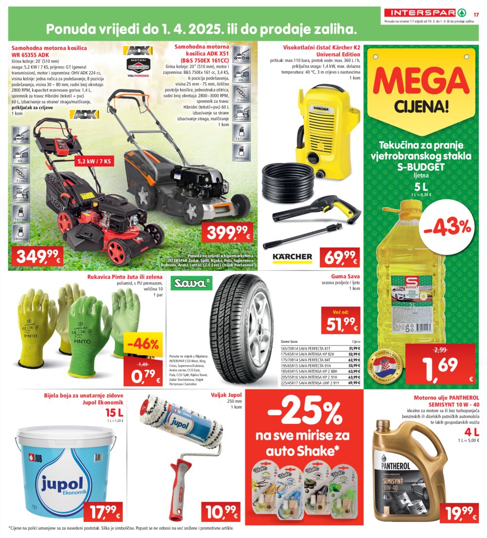 INTERSPAR katalog Akcija 19.03.-25.03.2025.