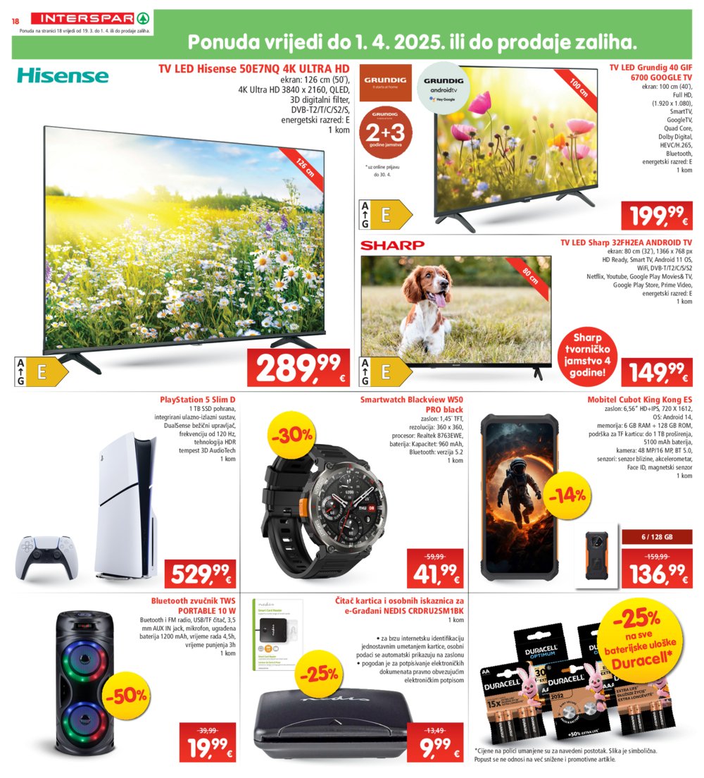 INTERSPAR katalog Akcija 19.03.-25.03.2025.