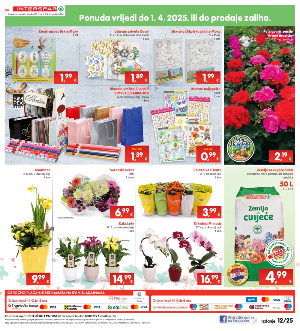 INTERSPAR katalog Akcija 19.03.-25.03.2025.