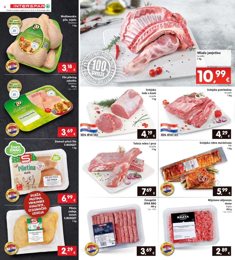 INTERSPAR katalog Akcija 19.03.-25.03.2025.