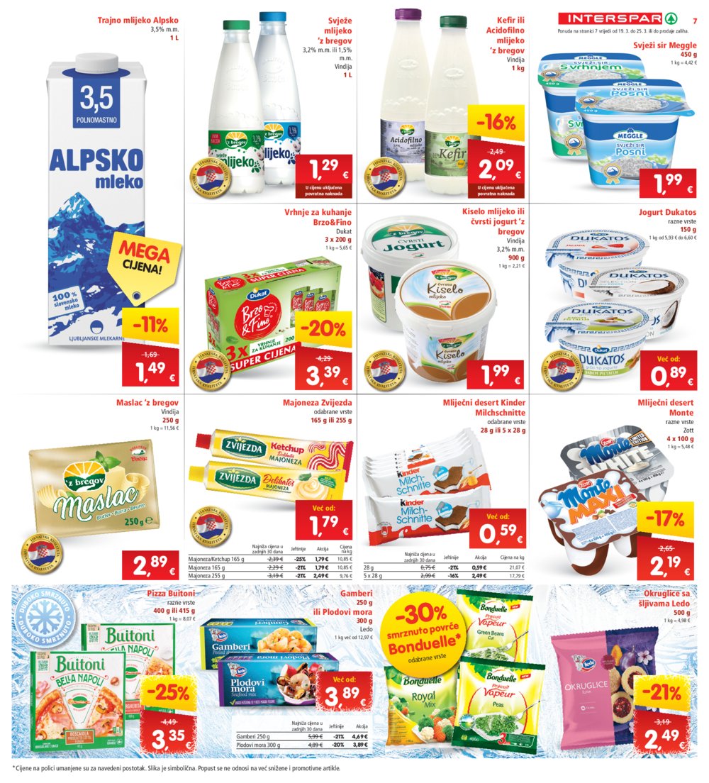 INTERSPAR katalog Akcija 19.03.-25.03.2025.