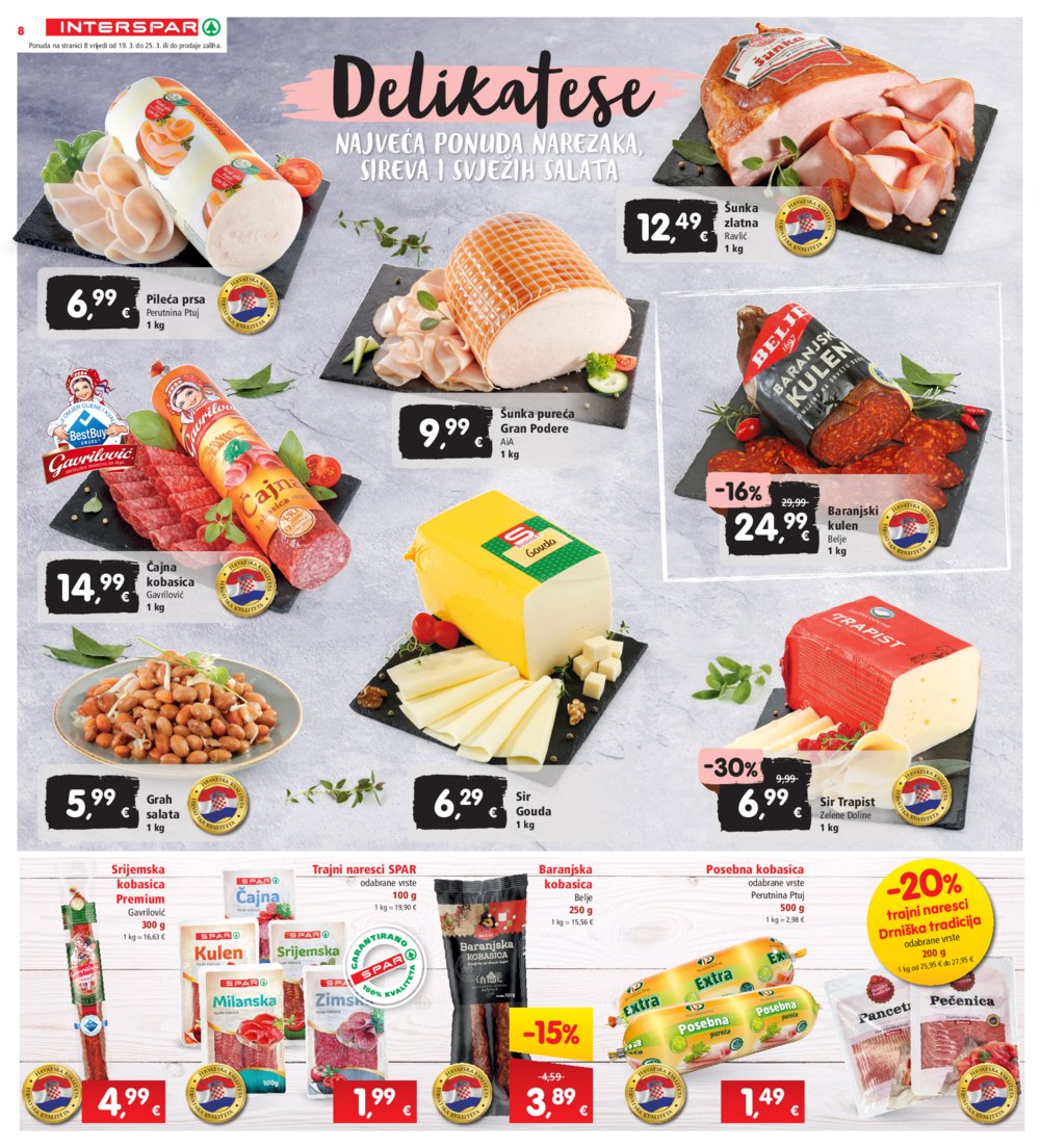 INTERSPAR katalog Akcija 19.03.-25.03.2025.