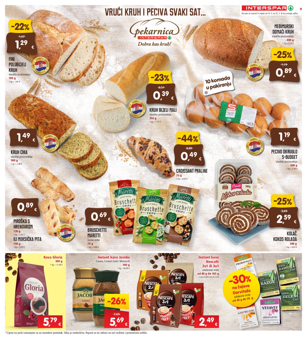 INTERSPAR katalog Akcija 19.03.-25.03.2025.