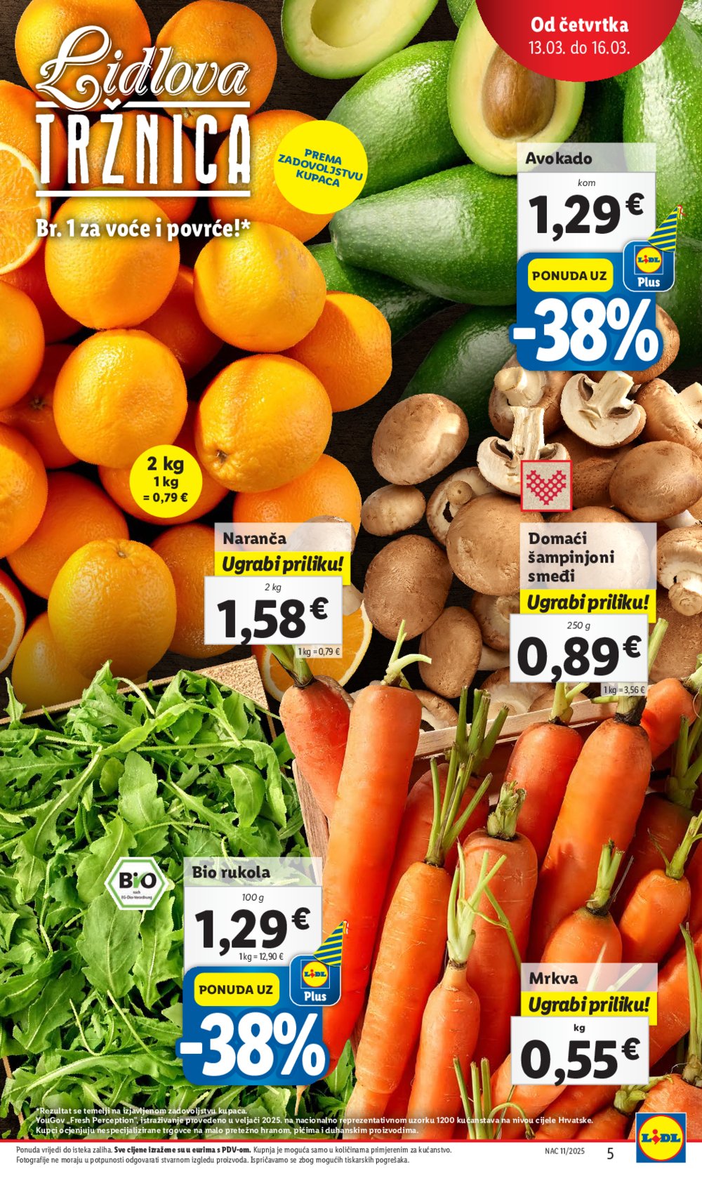 Lidl katalog Super ponuda od četvrtka 13.03.-16.03.2025.