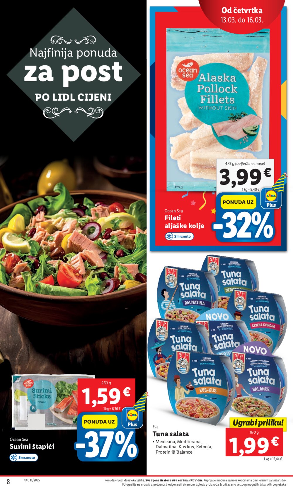 Lidl katalog Super ponuda od četvrtka 13.03.-16.03.2025.