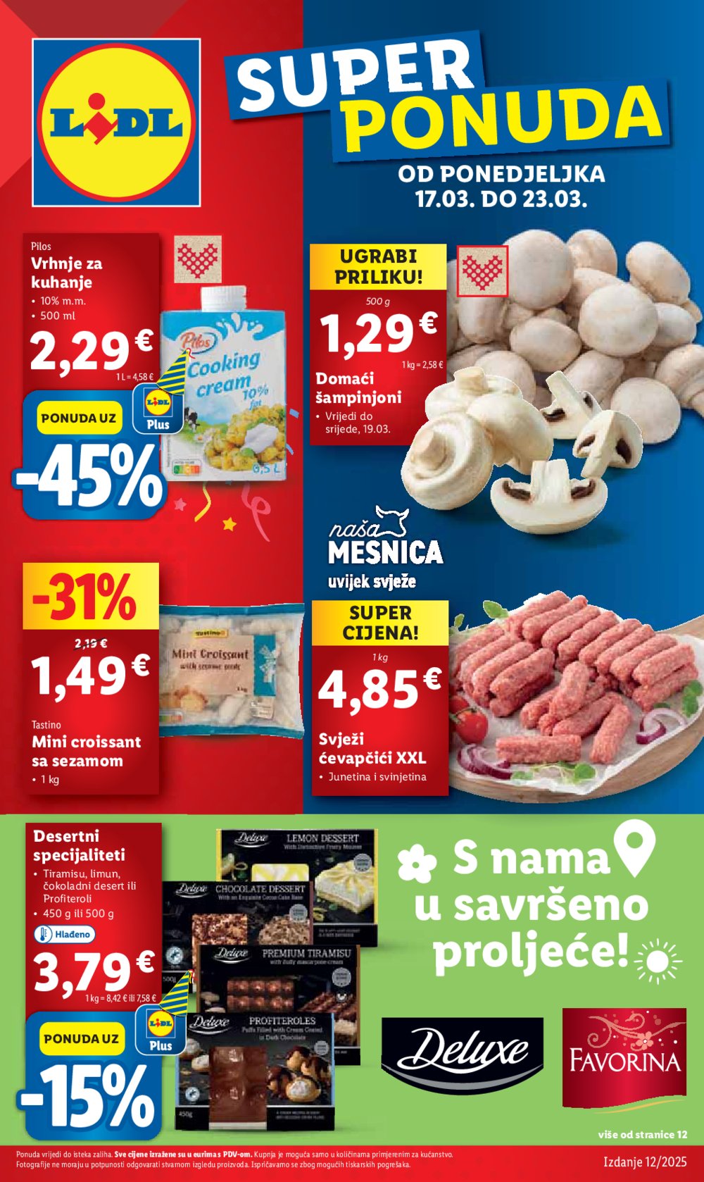 Lidl katalog Super ponuda od ponedjeljka 17.03.-23.03.2025.