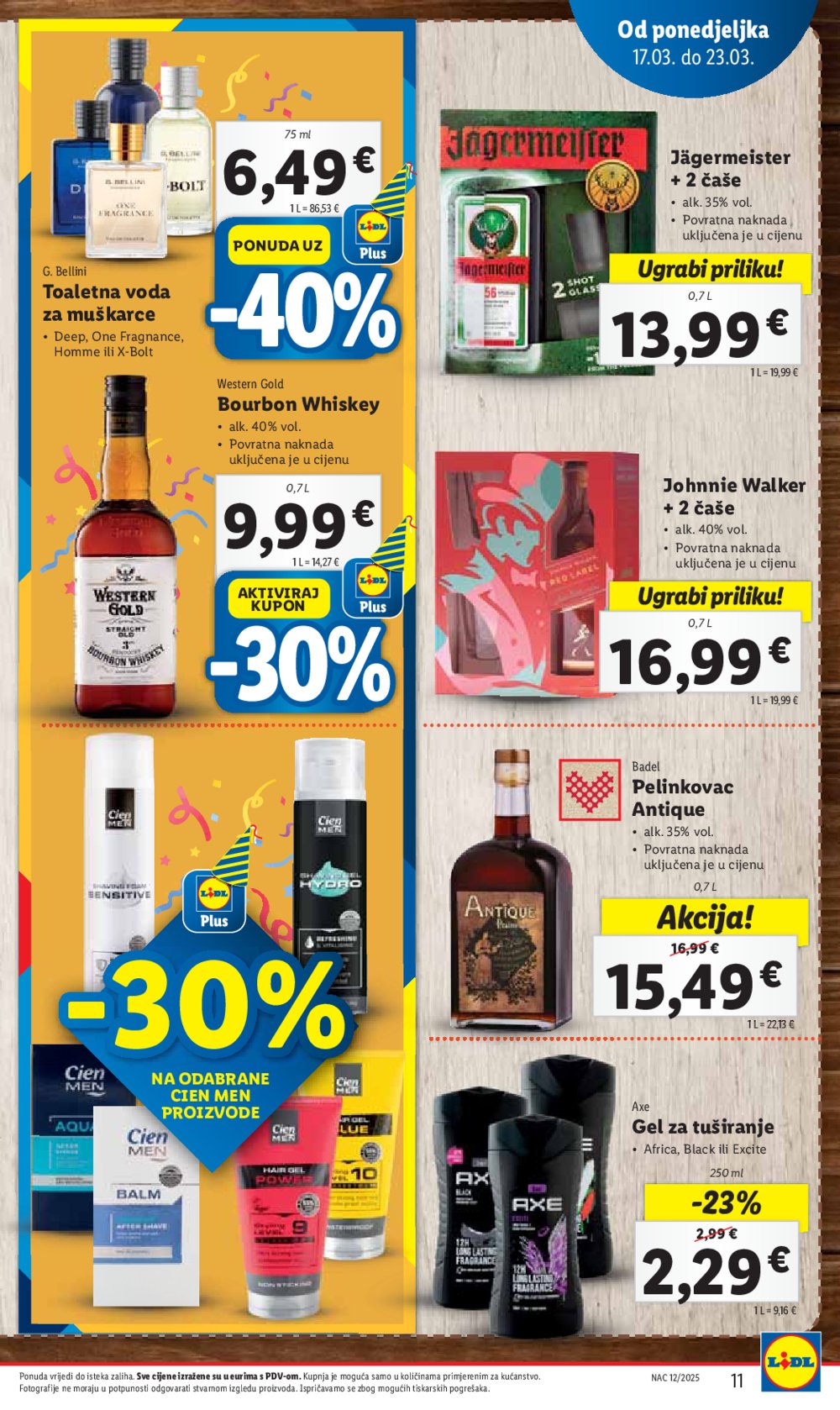 Lidl katalog Super ponuda od ponedjeljka 17.03.-23.03.2025.