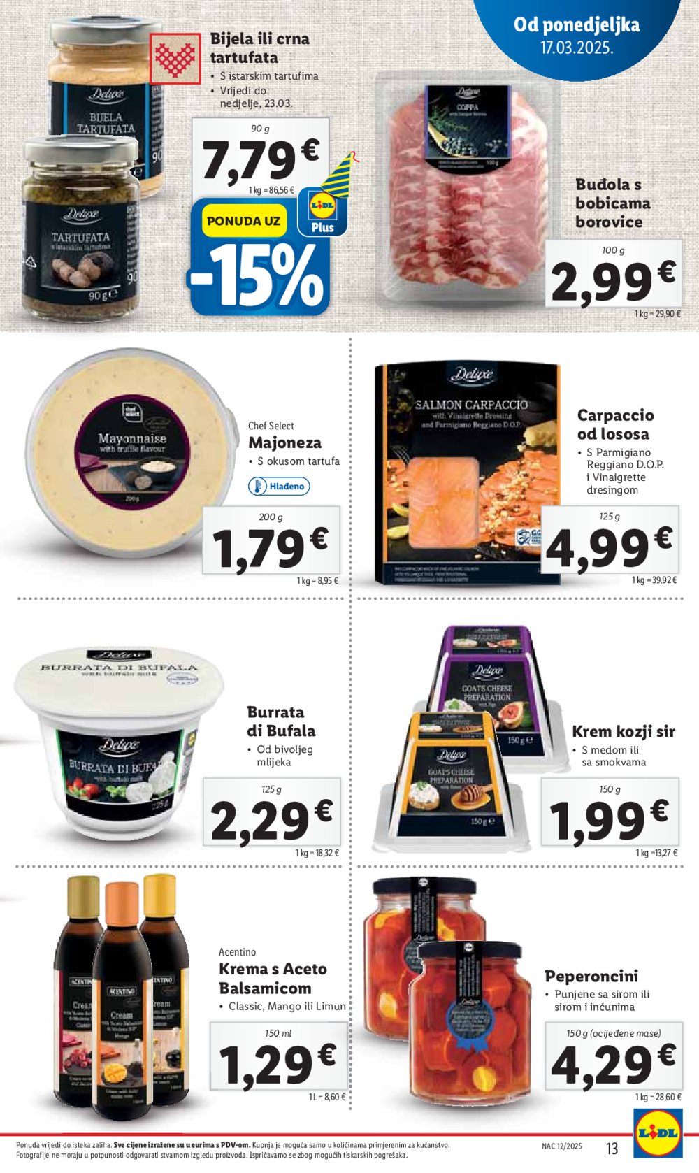 Lidl katalog Super ponuda od ponedjeljka 17.03.-23.03.2025.