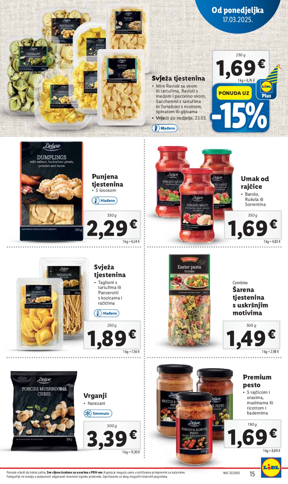 Lidl katalog Super ponuda od ponedjeljka 17.03.-23.03.2025.