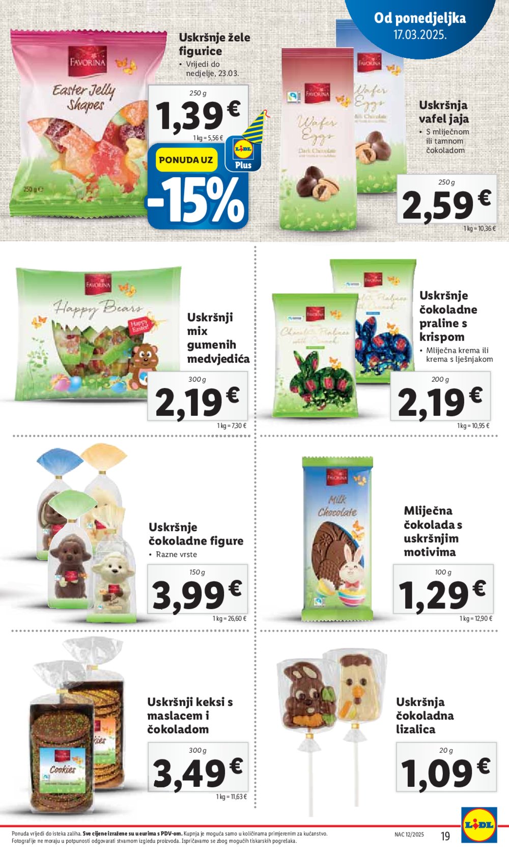 Lidl katalog Super ponuda od ponedjeljka 17.03.-23.03.2025.