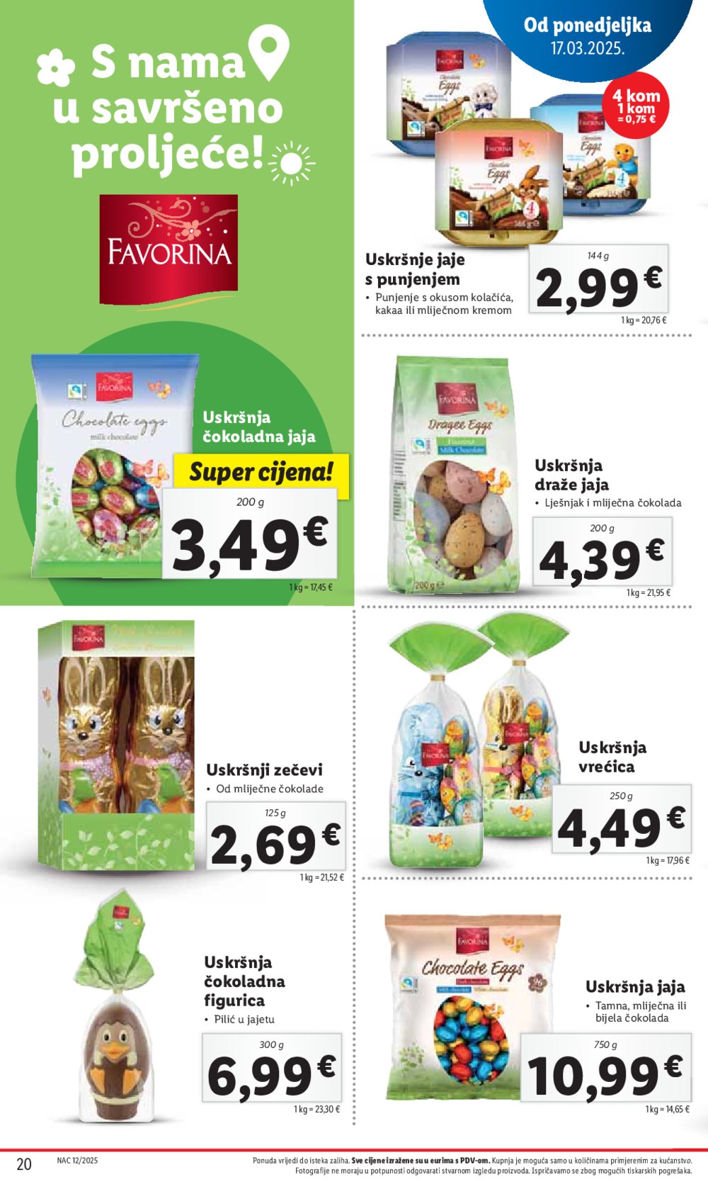 Lidl katalog Super ponuda od ponedjeljka 17.03.-23.03.2025.