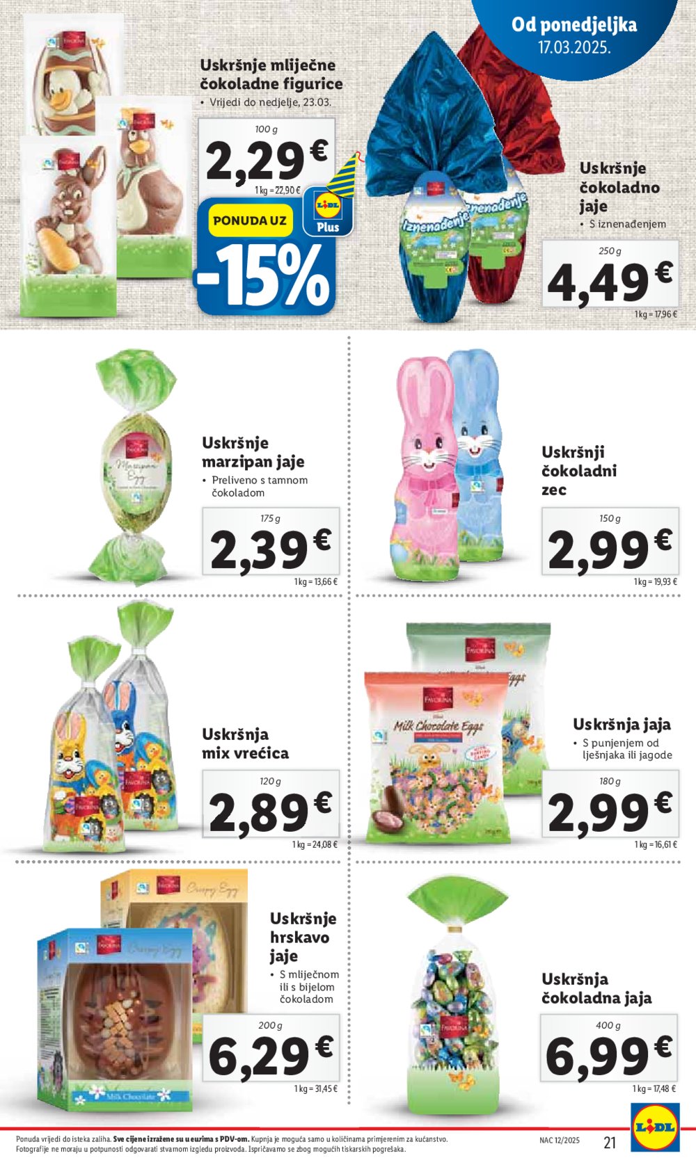 Lidl katalog Super ponuda od ponedjeljka 17.03.-23.03.2025.