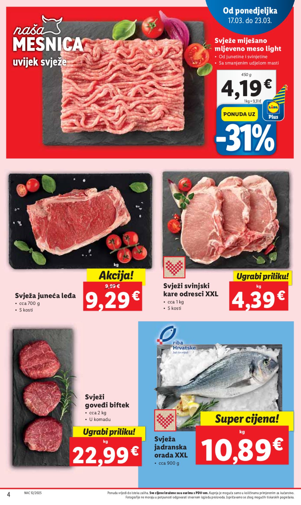 Lidl katalog Super ponuda od ponedjeljka 17.03.-23.03.2025.