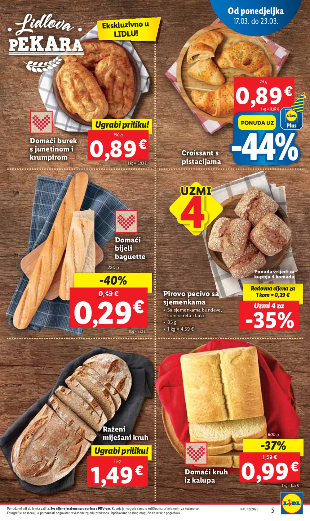 Lidl katalog Super ponuda od ponedjeljka 17.03.-23.03.2025.