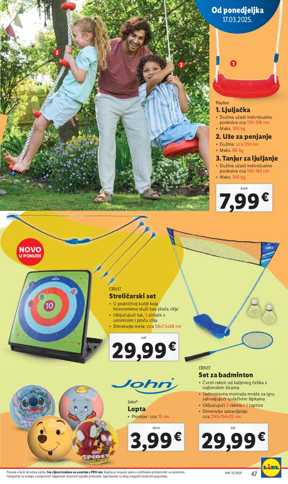 Lidl katalog Super ponuda od ponedjeljka 17.03.-23.03.2025.