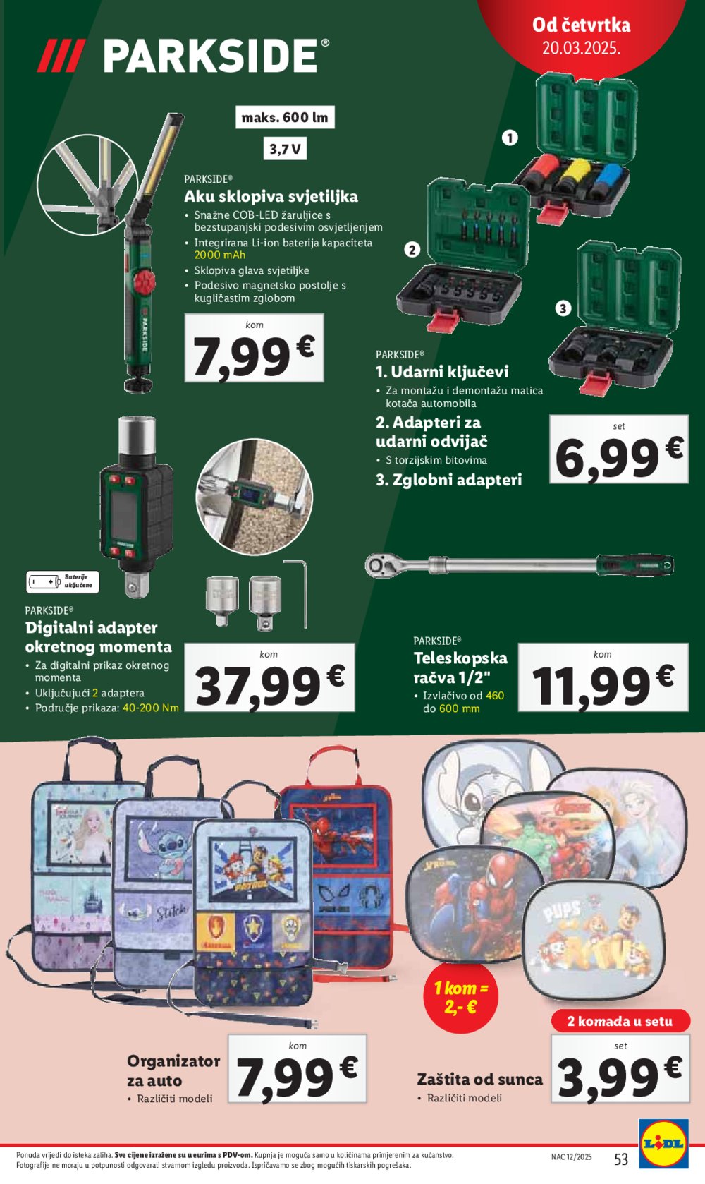 Lidl katalog Super ponuda od ponedjeljka 17.03.-23.03.2025.